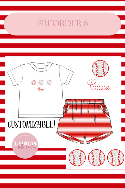 Play Ball Shorts Set