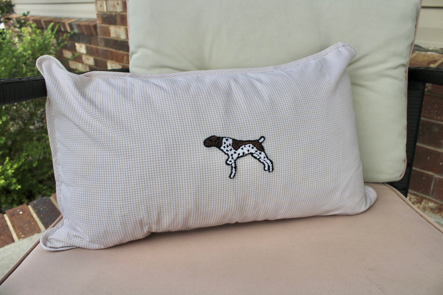 GSP Bird Dog Throw Pillow