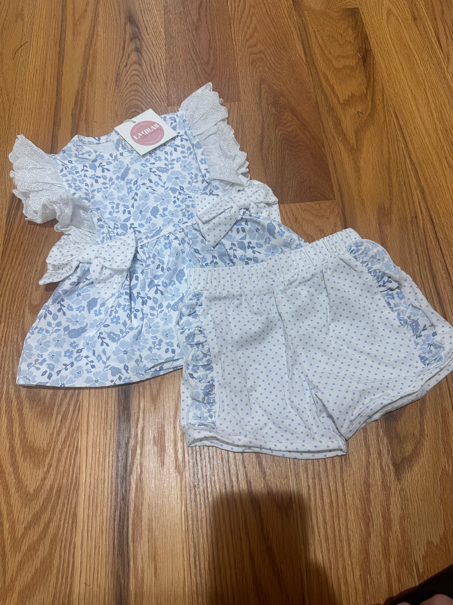 Faithful Floral Shorts Set