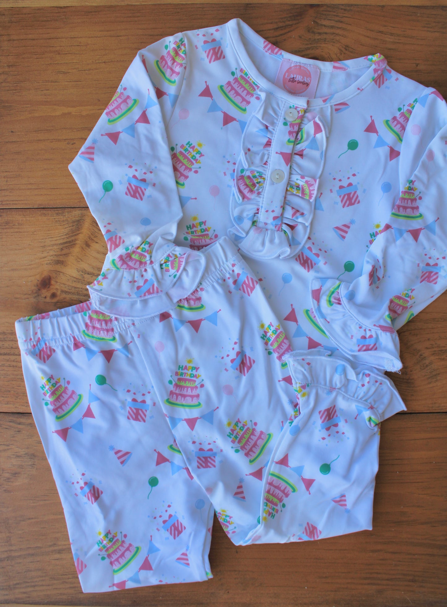 Girls Birthday Pajamas