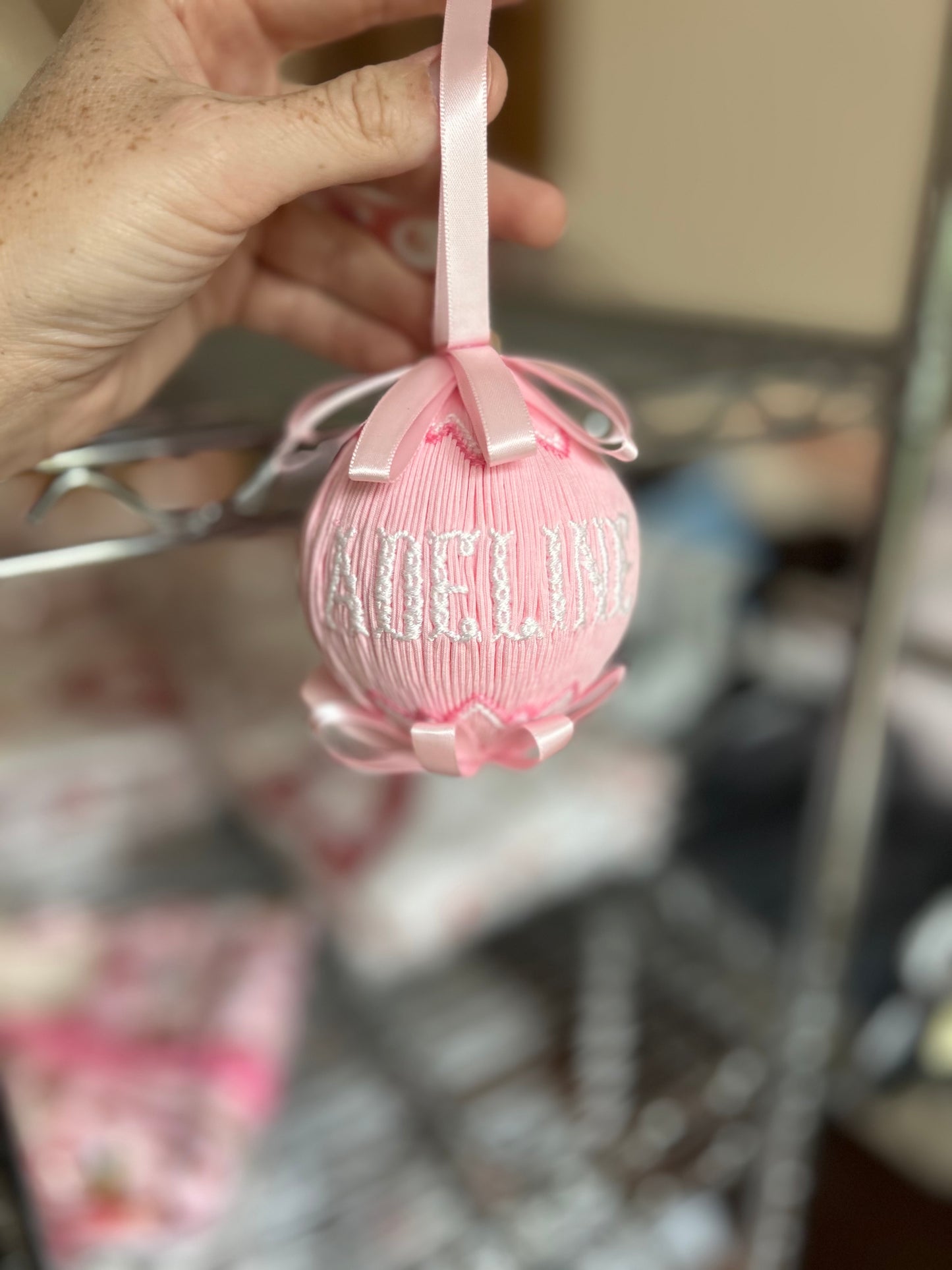 Name Smock Ornaments- Personalization Required!