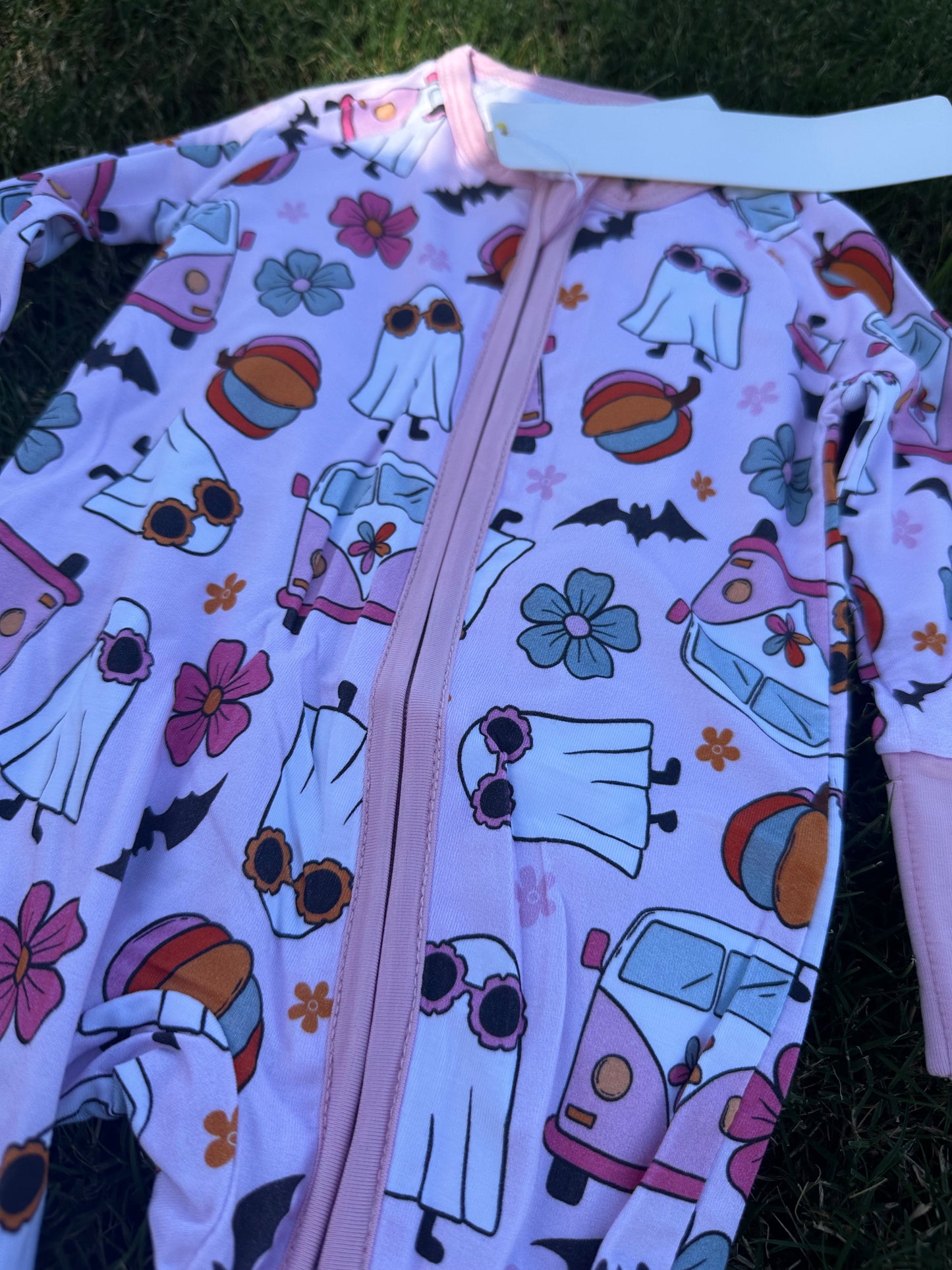 Halloween Bamboo PJ Zippy