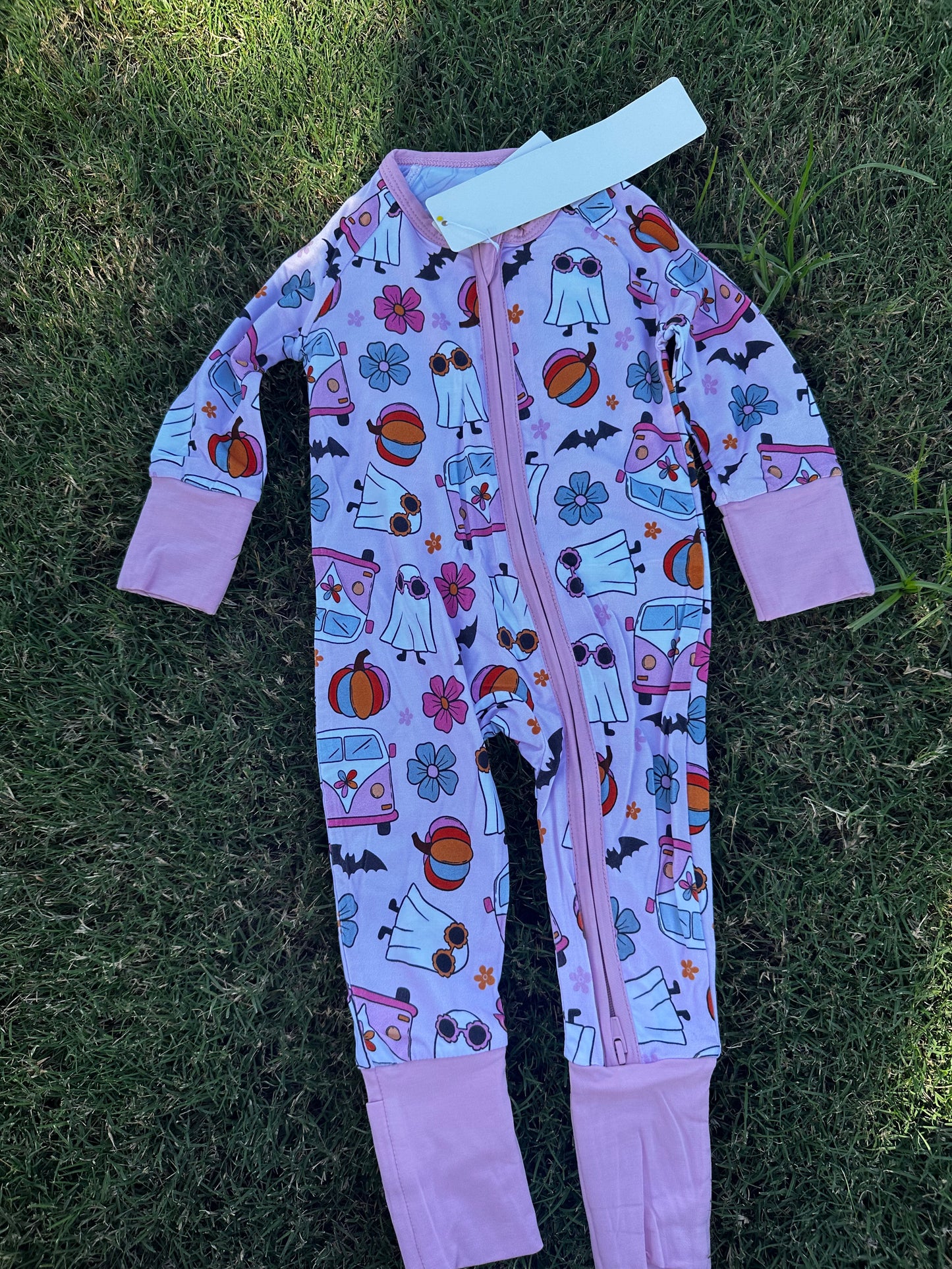 Halloween Bamboo PJ Zippy