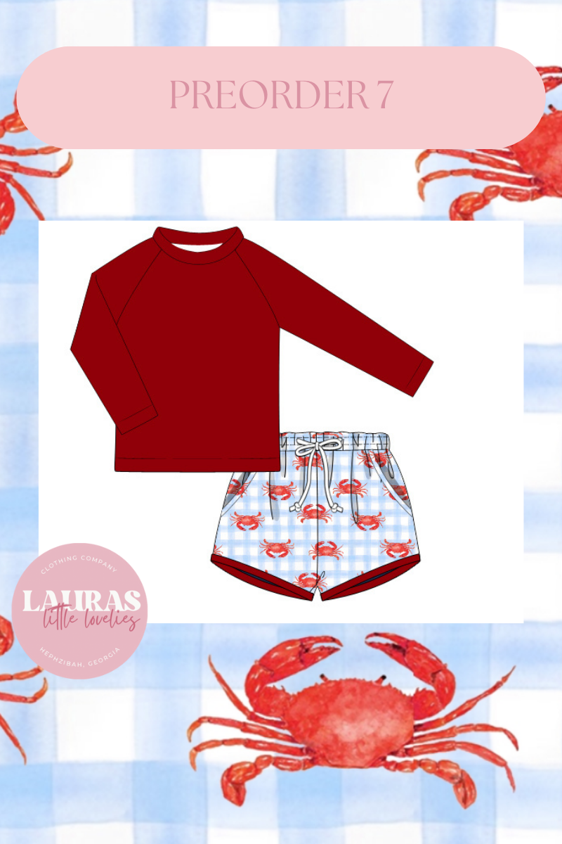 Crabby Rashguard Set