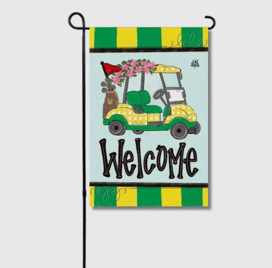 Golf cart Garden Flag