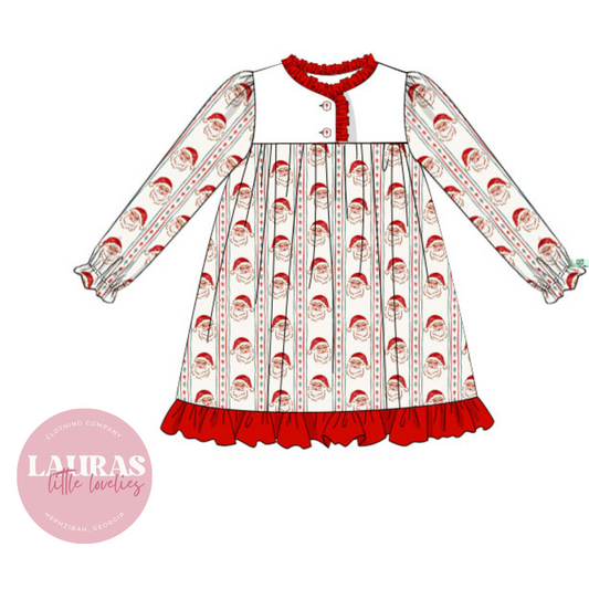 Vintage Claus Girls Nightgown