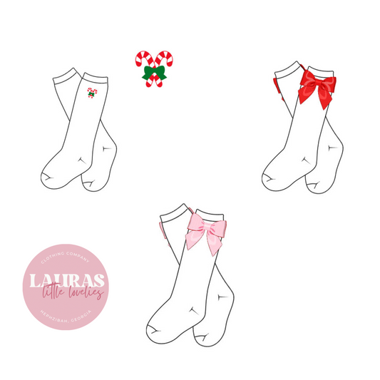Girls Bow Socks