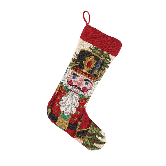 Red Nutcracker Hook Stocking