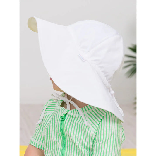 Kids White Sun Hat