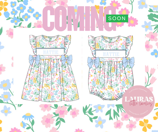 Fallon Floral Name Smocks