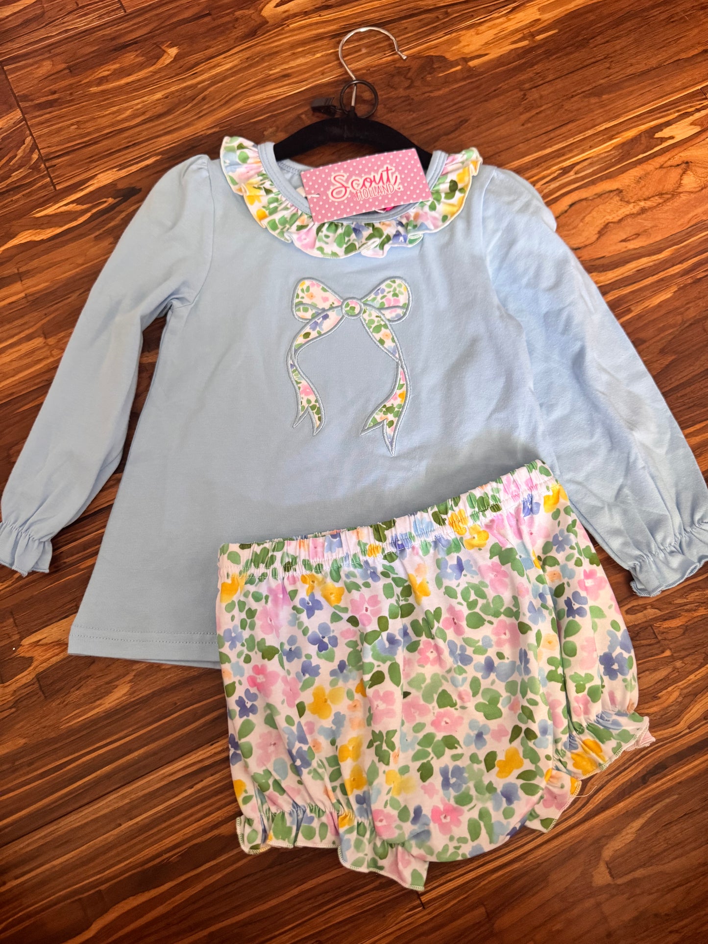 Floral Bows Bloomer Set