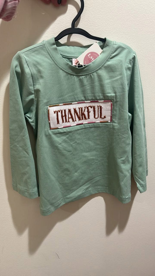 4T Boys Thankful Shirt