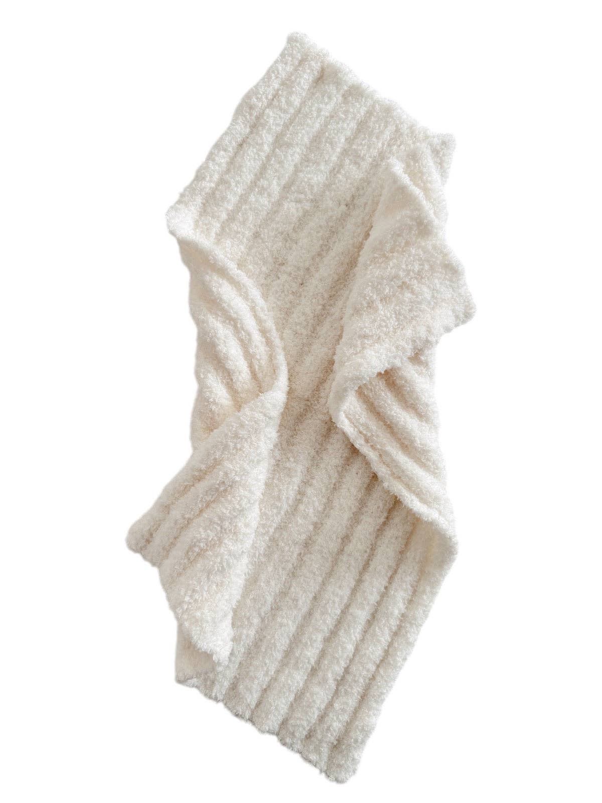 Phufy® Bliss Wave Mini Blanket, Cream