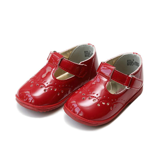 Red Birdie Leather T Strap Mary Jane Angel Baby (1-7T)