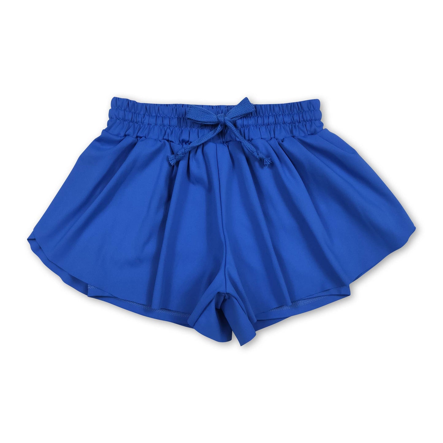 Hot pink kids girls activewear summer yoga shorts: Hot pink / 6-7T
