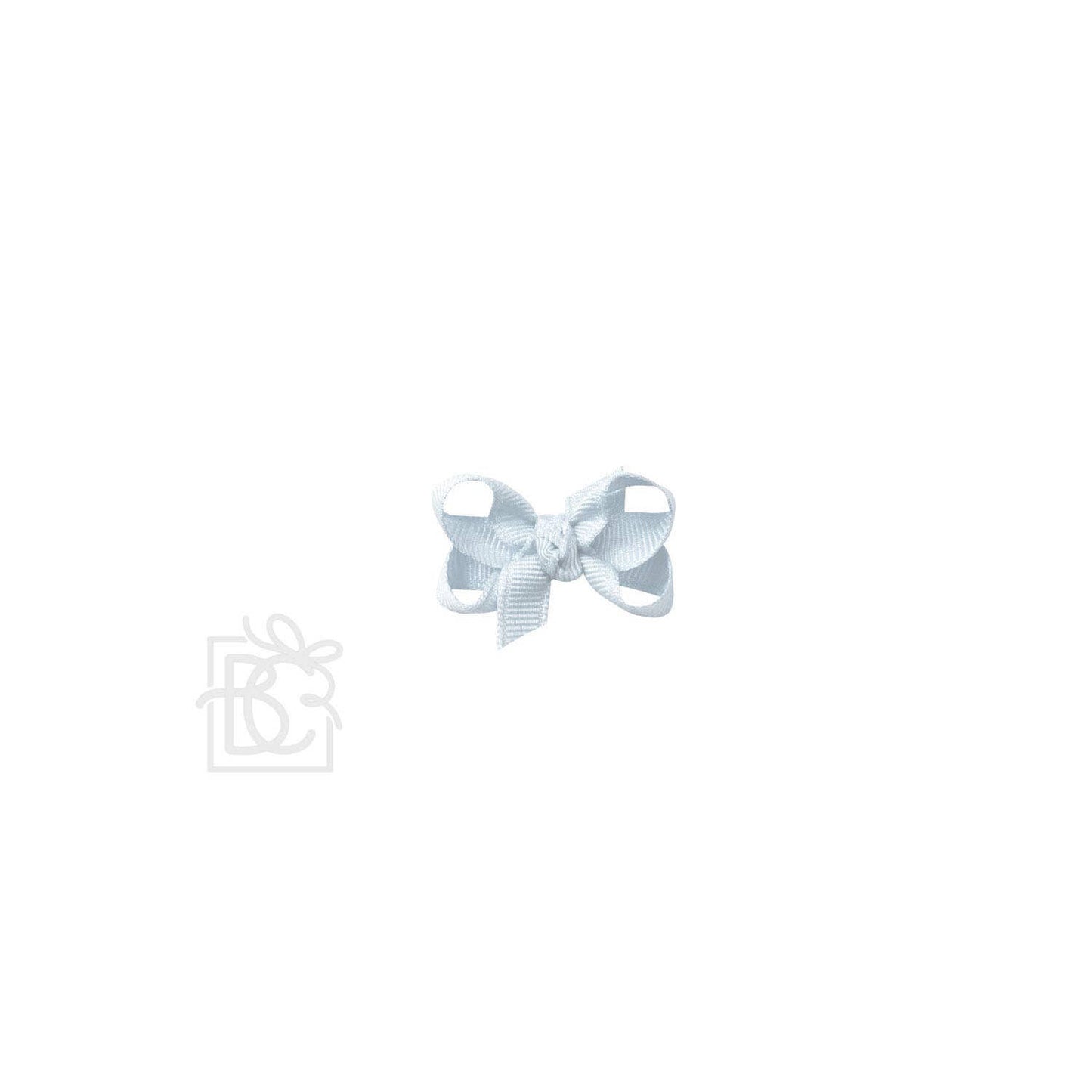 SIGNATURE GROSGRAIN BOW ON CLIP: 6.5" Jumbo - 2.25" Ribbon on Lg. Alligator Clip / FOREST GREEN