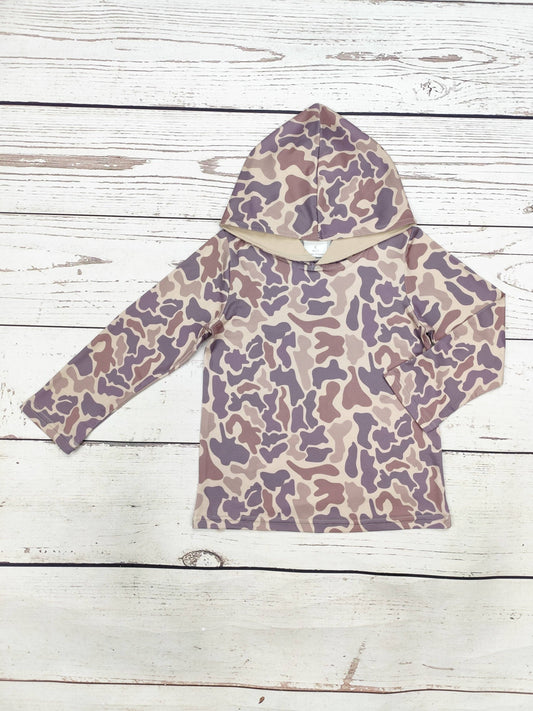 Baby Boys Camouflage Hoodie: 6-12M
