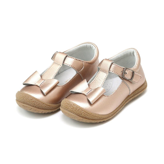 Rosegold Emma Shimmer Tstrap Mary Jane