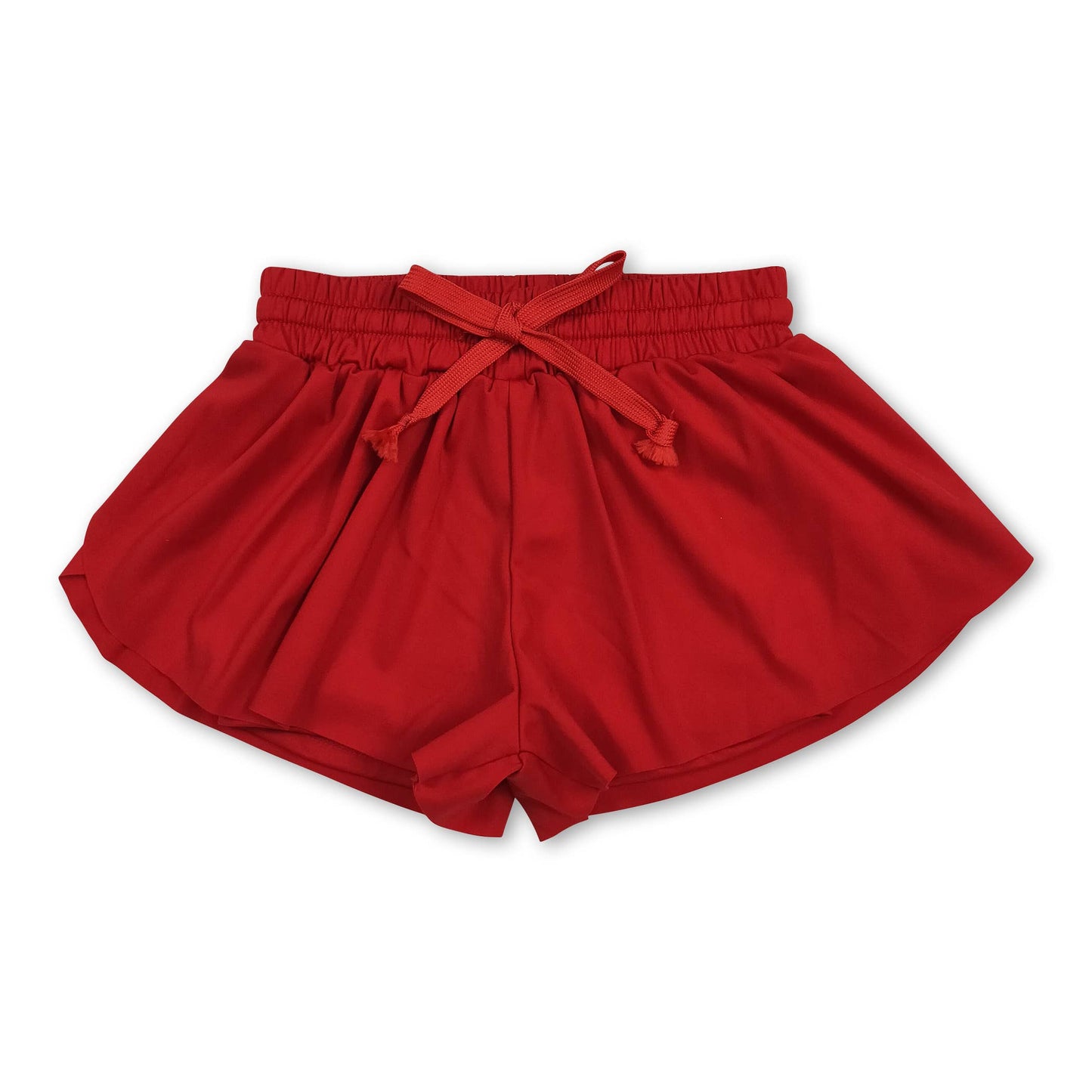 Blue kids girls activewear summer yoga shorts: Black / 2T
