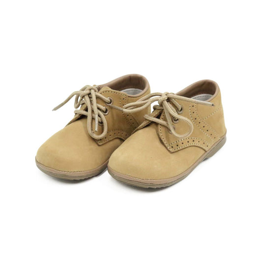 Nubuck Khaki Jame's Leather Lace Up Baby (1-7T)