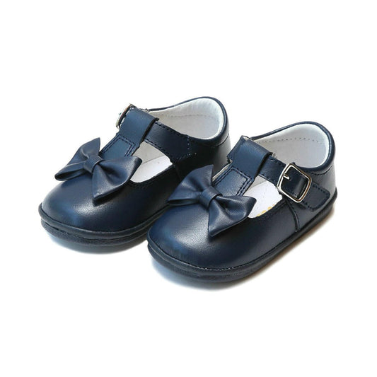 Navy Minnie Bow Mary Jane by L'Amour Baby (1-7T)