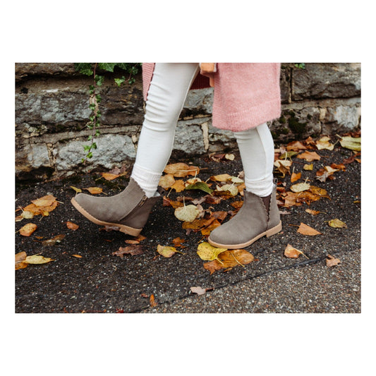 Brown Nicola Scalloped Chelsea Boot