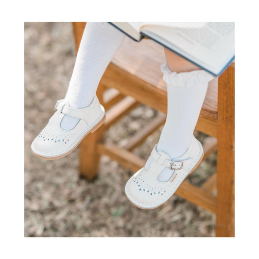 White Ruthie T-Strap Mary Jane