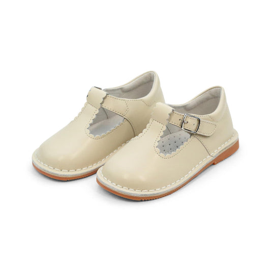 Oatmeal Selina Scalloped Mary Jane